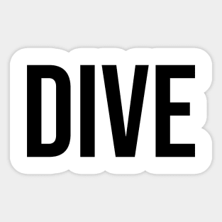 Dive Sticker